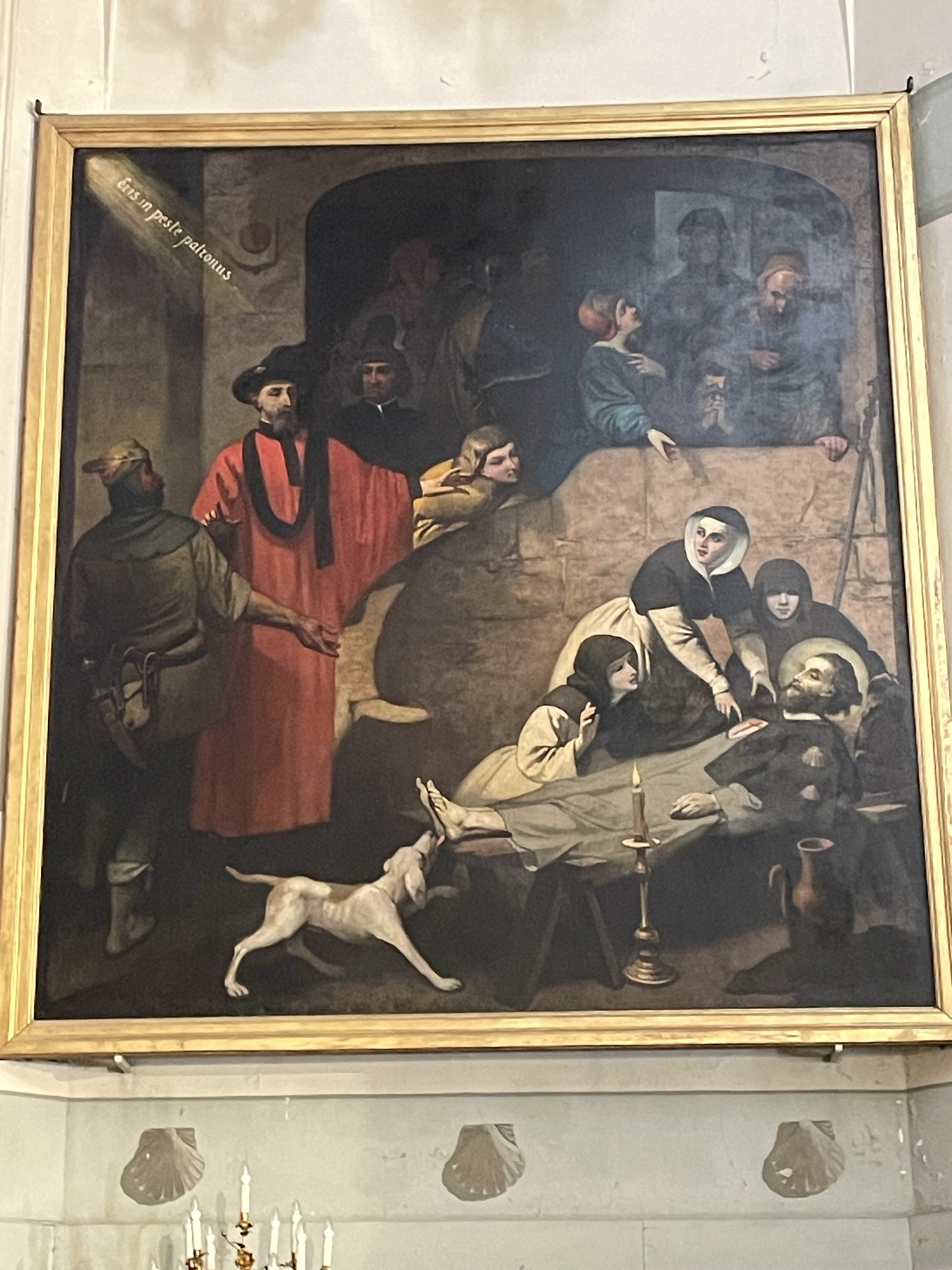 La mort de Saint Roch en prison (1847) by Auguste-Barthélemy Glaize.JPEG